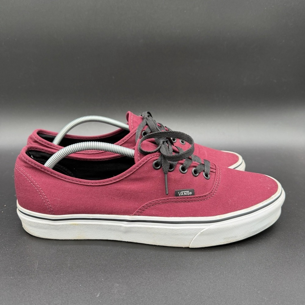 Vans Authentic Port Royale/Black Burgundy Men's Size 13